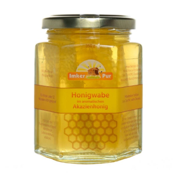 ImkerPur. Honigwabe im Glas 350 g