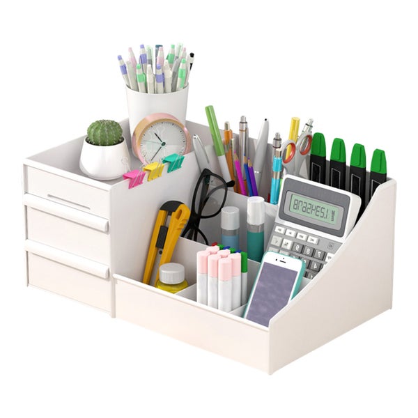 UNIQ Multifunktionaler XL Make-up Organizer (Weiß)