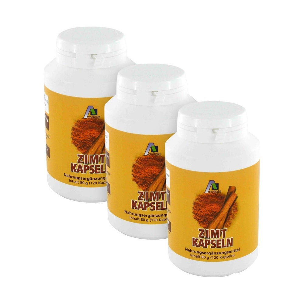 Avitale Zimt Kapseln 500 mg 3X120 St