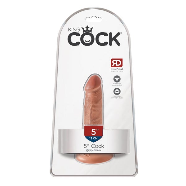 King Cock - Naturdildo mit Saugfuß 13cm