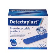Detectaplast Blau Detekt. Wasserfest Pflaster 25x72mm 100 St
