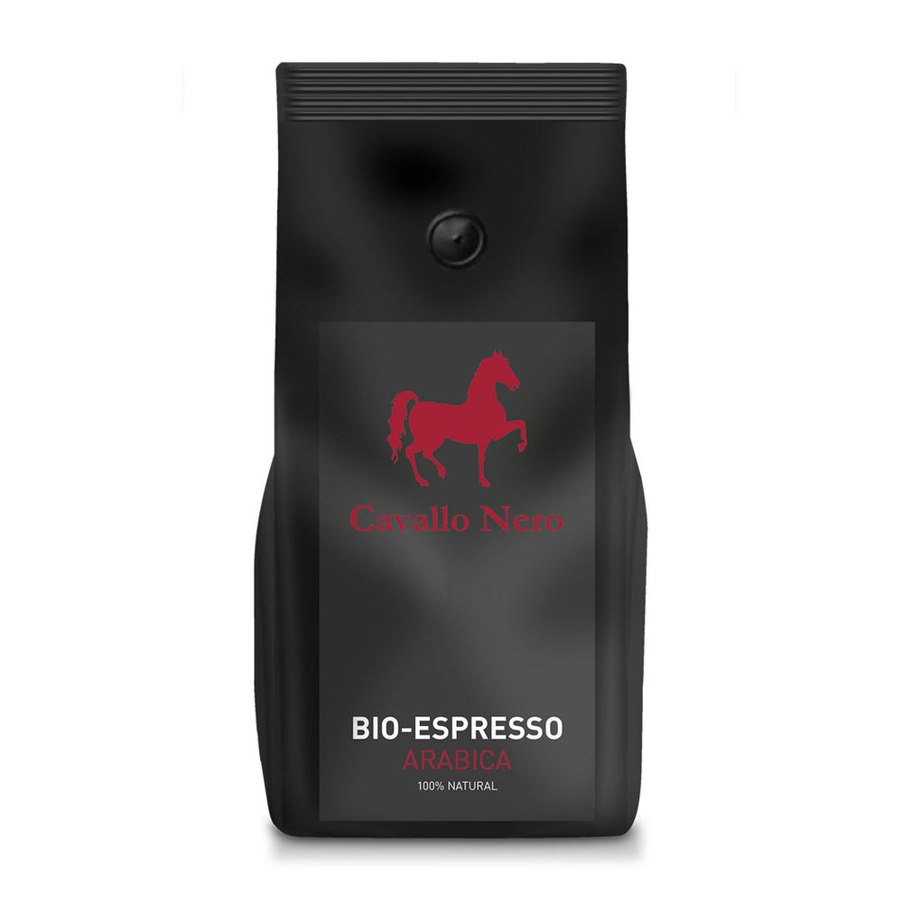 Biotiva Cavallo Nero Espresso Arabica Bohne Bio 500 g