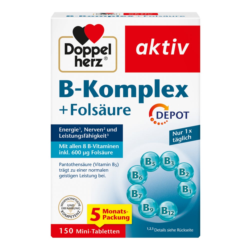 Doppelherz B-komplex+folsäure Tabletten 150 St