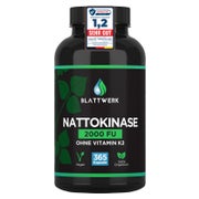 Produktabbildung: Blattwerk360 Nattokinase 2.000 FU hochdosiert Jahresvorrat 365 St