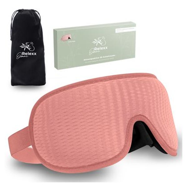 OMNIRELEXX Atmungsktive Schlafmaske für Frauen und Herren 1 St