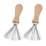 2 Stück Haarbürsten Reiniger Mini Bürstenreiniger Tragbarer 1 St