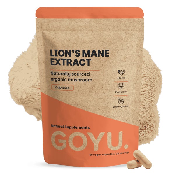 GOYU® Lion's Mane (Löwenmähne) Extract Kapseln 400 mg 60 St