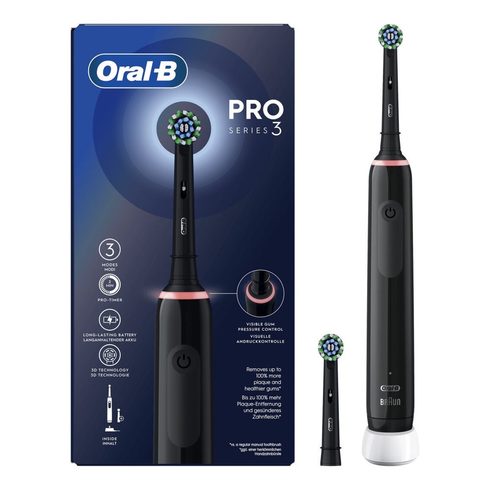 Oral-B Elektrische Zahnbürste Pro 3 3000 Black