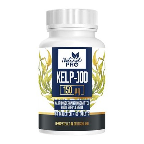 Natural Pro | KELP-JOD Kapseln 150 µg HOCHDOSIERT 60 St