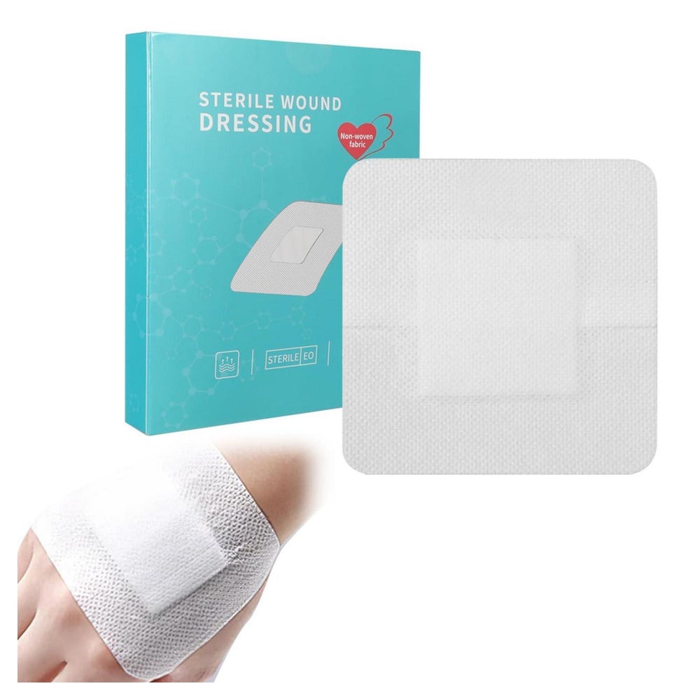 Wundverband steril selbstklebend 10 x 10 cm Inselverband 10 1 St