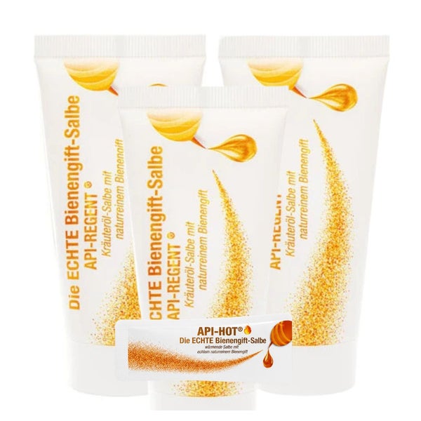 Schloßwald-Bienengut API-REGENT Bienengift-Salbe + Gratis Probe 3x50 ml