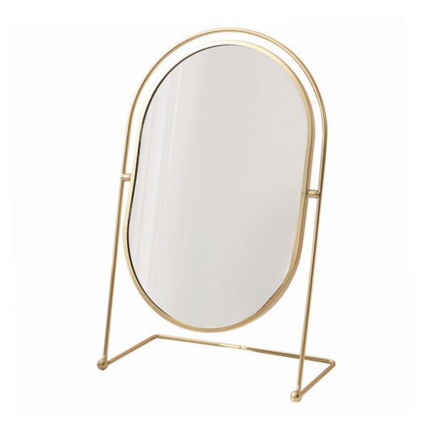 UNIQ Oval Lux Tischspiegel - Gold