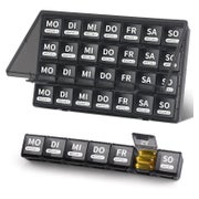 Opret Tablettenbox 7 Tage Große Fächer Monat Pillendose Orga 1 St