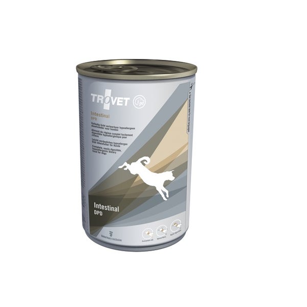 TROVET Intestinal DPD Futter für Hunde mit Nahrungsmittelunverträglichkeiten mit Ente 0,4 kg