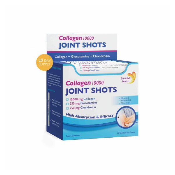 Swedish Nutra - Collagen Joint Shots 10.000 mg 20 Shots à 500 ml