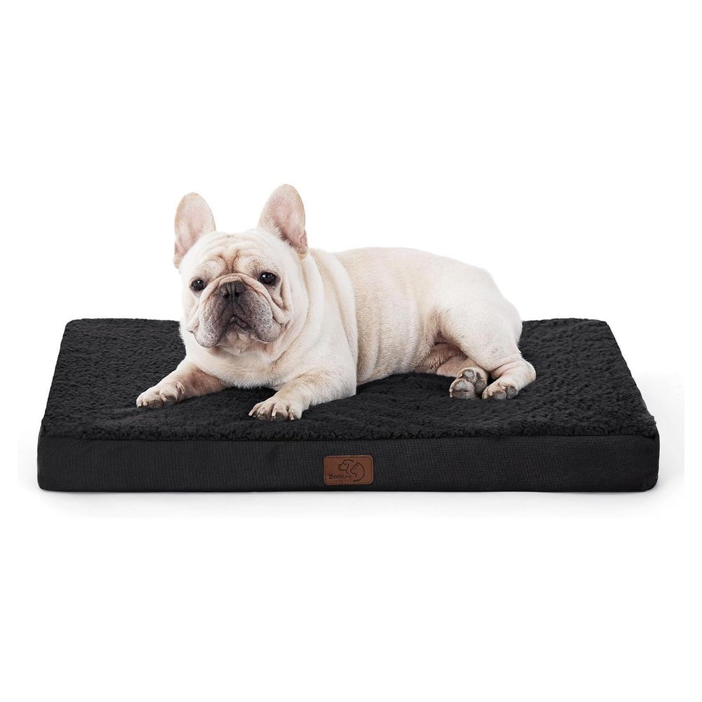 Hundebett orthopädisches waschbar schwarz L 76 x B 51 x H 8 1 St