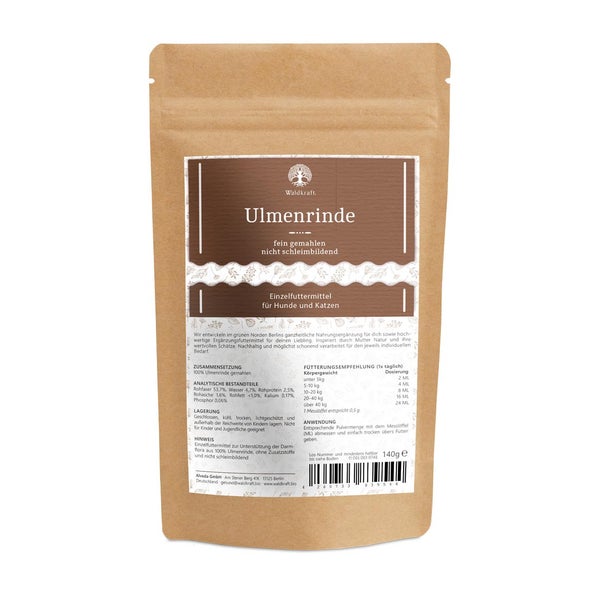 Ulmenrinde - fein gemahlen - Nachfüllpack 140 g