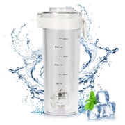 Protein Shaker 500ml Auslaufsicher BPA-frei Weiß Gym Fitness 1 St