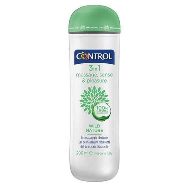 Control - Wild Nature 3-in-1 - Natürliches Massagegel 200 ml