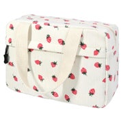 Kulturtasche Cord Damen Kosmetiktasche Reise Strawberry 1 St