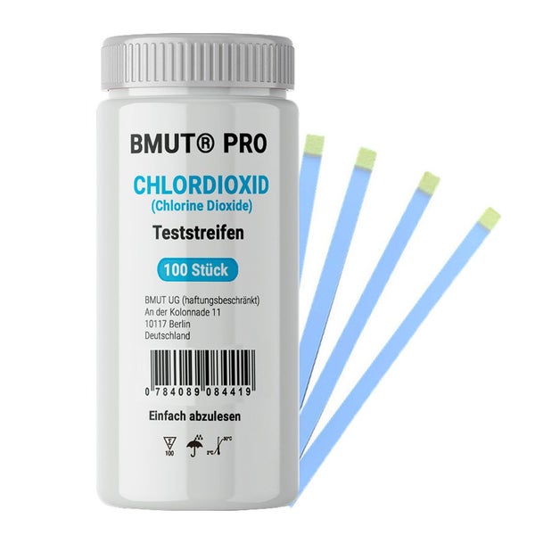 BMUT Teststreifen Chlordioxid Lösung (CDL/CDS) Schnelltest 100 St