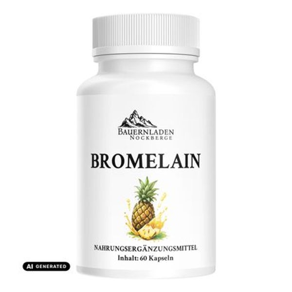 Bauernladen Nockberge | Bromelain Kapseln 1500 mg 60 St