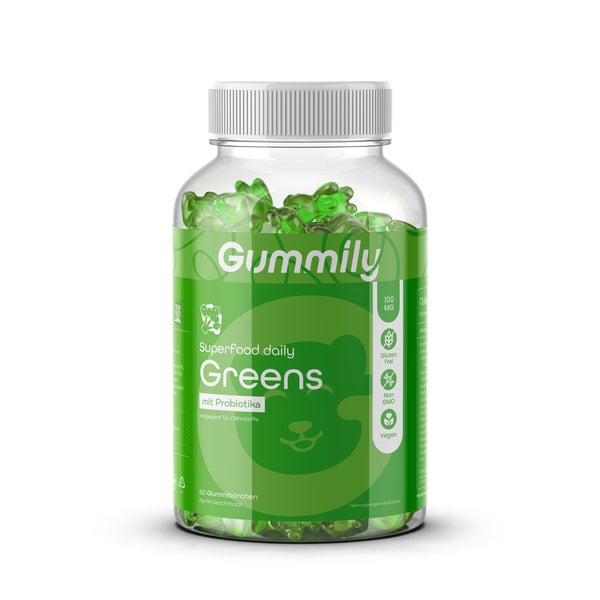 Super Greens Komplex mit 10 Superfoods & Bakterienkulturen 60 St