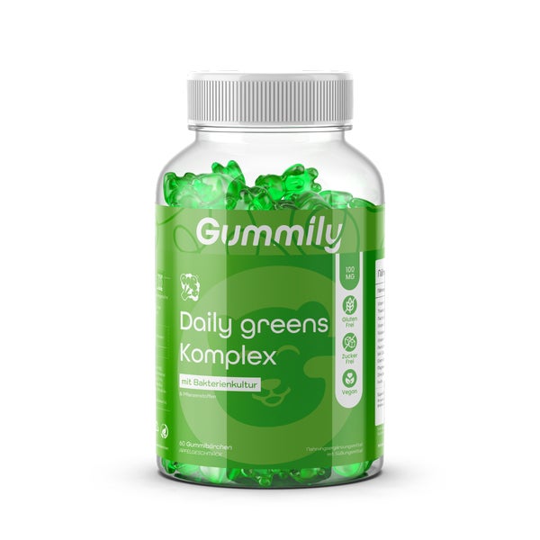 Super Greens Komplex mit 10 Superfoods & Bakterienkulturen 60 St