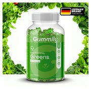 Gummily® Grüne Superfood, Spirulina Moringa Gummibärchen 60 St
