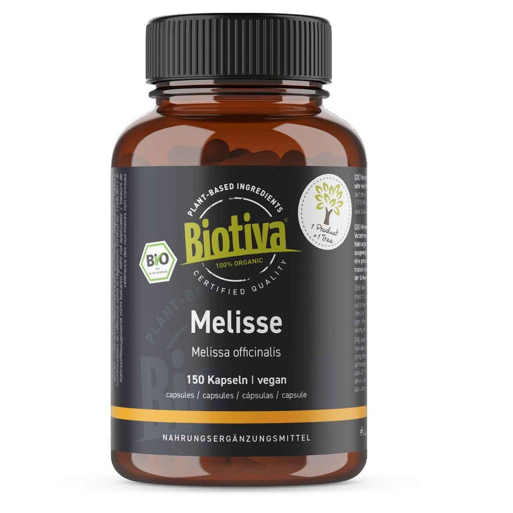 Biotiva Melissen Kapseln Bio 82 g