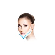 CNC -Kinnmaske V-line, 4 Stück - aesthetic world 4 St