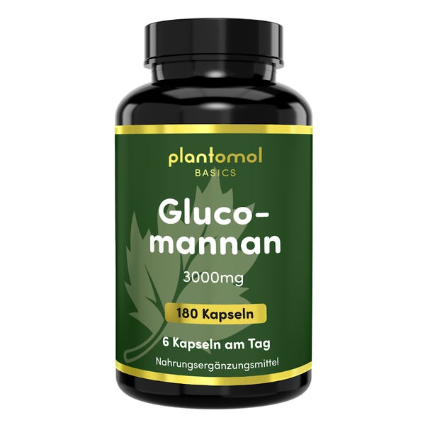 plantomol® - Glucomannan Kapseln - 3000mg pro Tagesdosis