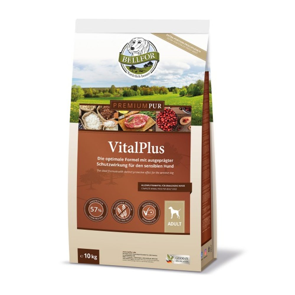 Bellfor Glutenfrei Hundefutter PREMIUM PUR VitalPlus 10 kg 10000 g