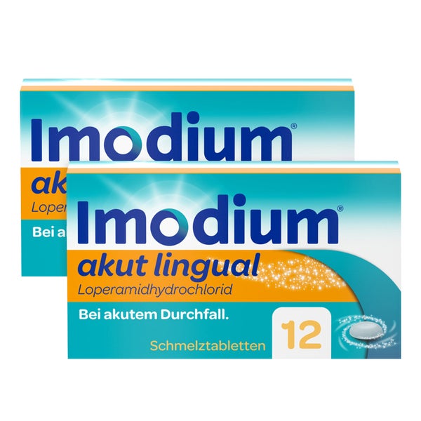 Imodium akut lingual Doppelpack 2X12 St