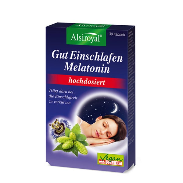 Alsiroyal Gut Einschlafen Melatonin hochdosiert 6,9 g