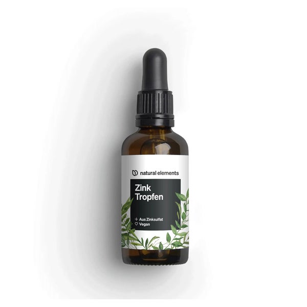 Zink Tropfen - 100ml - 15mg Zink pro Tagesdosis - Premium: Ionisches Zink (Zink-Sulfat) - Ohne Alkohol, laborgeprüft, 100% vegan & in Deutschland produziert 100 St