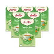 Yogi Tea - Weißer Tee mit Aloe Vera Bio Kräutertee | 6 x 30,6g 6x17 St