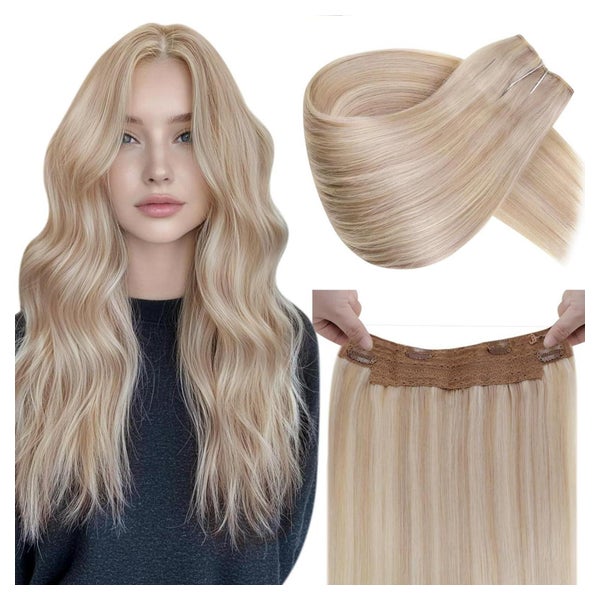 Extensions Echthaar Blond Aschblond 30cm 30 cm-w 1-1-#p18 61 1 St