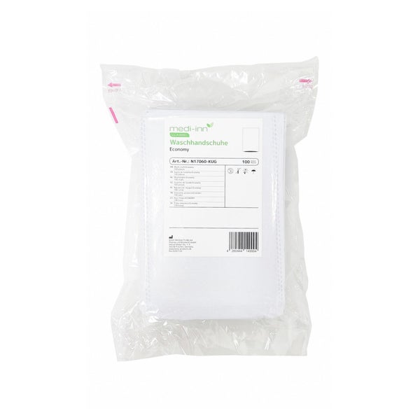 Medi-Inn Einmal-Waschhandschuhe Economy, 15 x 22 cm, 100er Pack 100 St