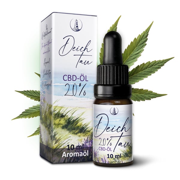Deichtau CBD Öl 20% - Vollspektrum Hanföl - CBD-Tropfen 10 ml