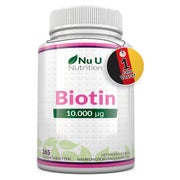 Nu U Nutrition Biotin hochdosiert 10.000 mcg 365 St