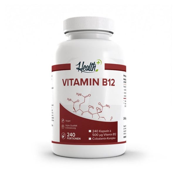 HEALTH+ VITAMIN B12, 120 Kapseln