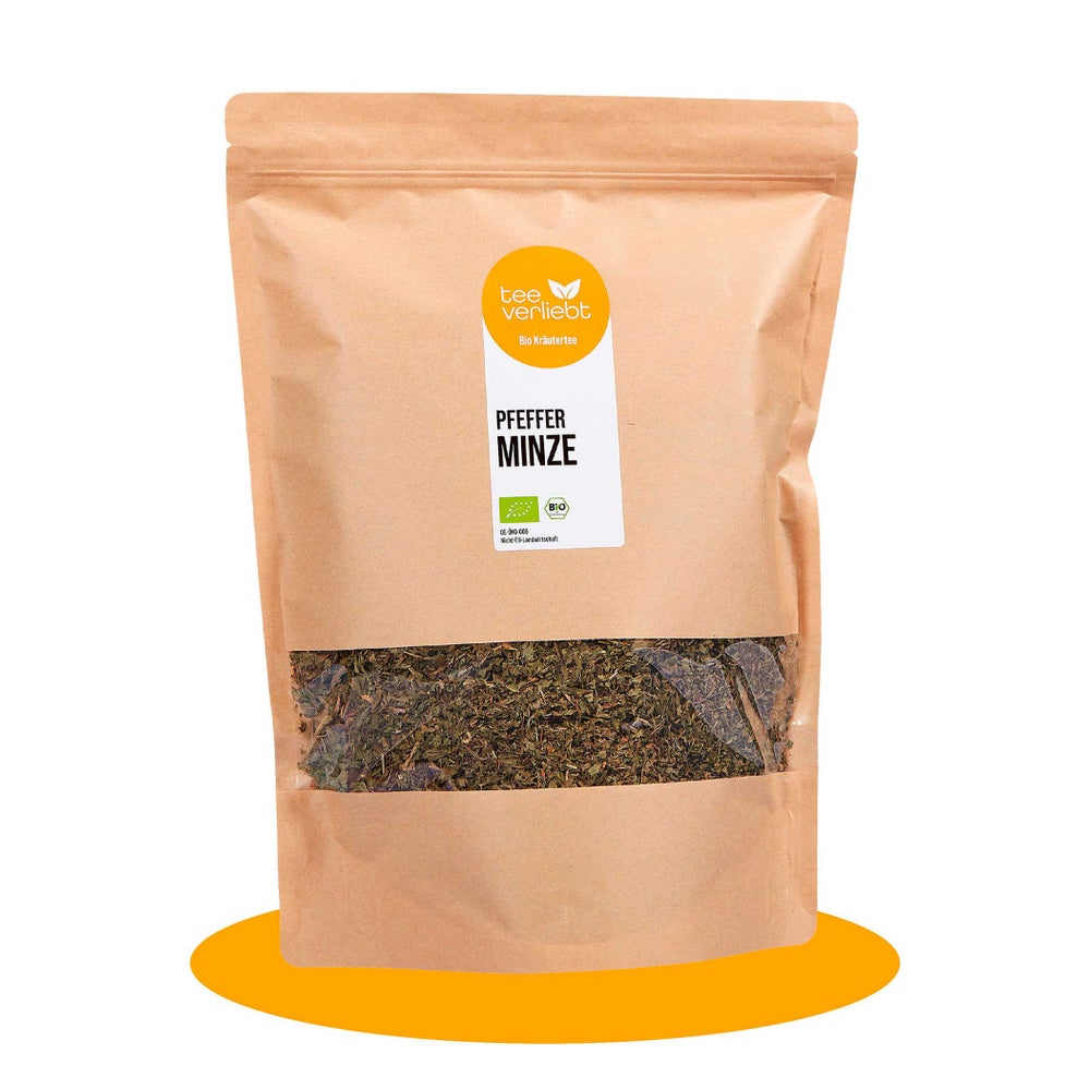 teeverliebt - Pfefferminze Bio loser Kräutertee Großpackung I intensiv & erfrischend | 1kg 1000 g