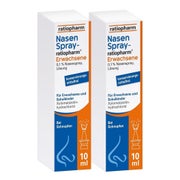 Produktabbildung: Nasenspray ratiopharm Erwachsene oK 2X10 ml
