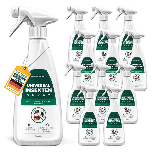 Silberkraft Universal Insektenspray 12 x 500 ml 6000 ml