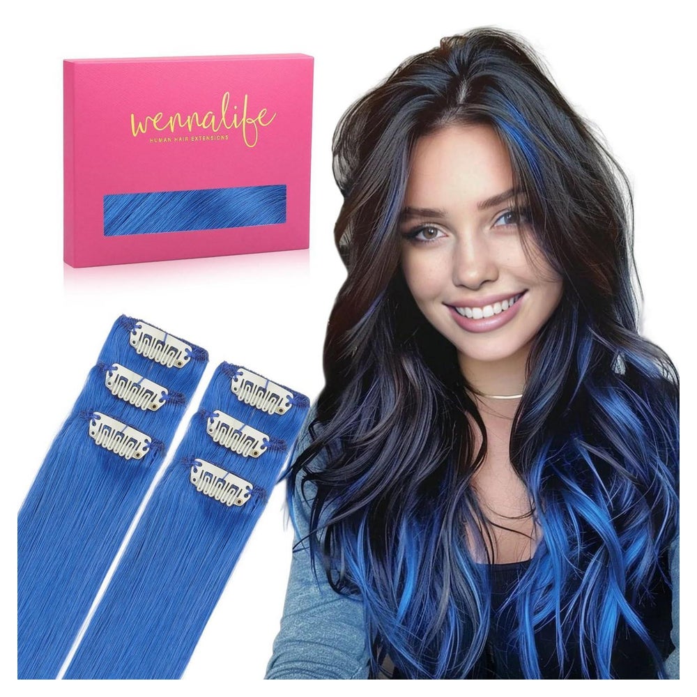 Clip Extensions Echthaar Remy Haarverlängerung 50cm-30g-6pcs 1 St