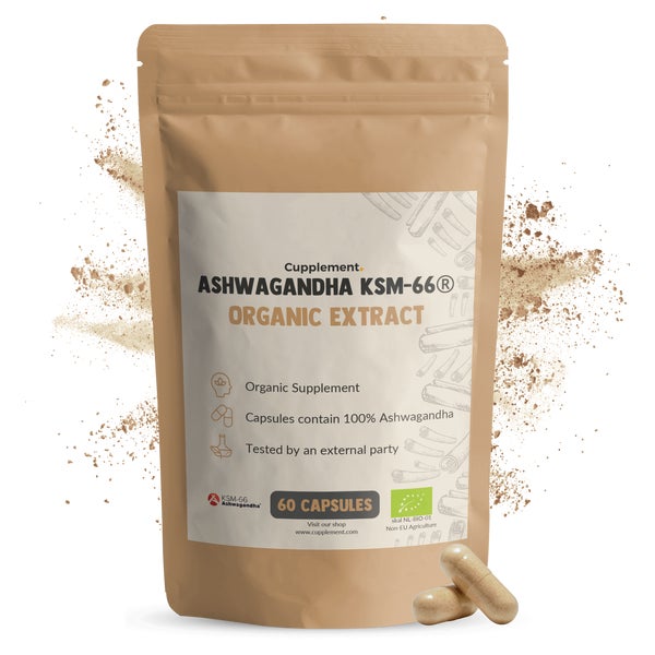 Cupplement - Ashwagandha KSM-66  500 mg BIO - Kapseln 60 St
