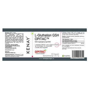 L-Gluthation GSH OPITAC 60 Kapseln KENAY 60 St online kaufen | DocMorris