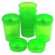 Medi-Inn Schnabelbecher 250 ml Praktisches Set: 5 Unterteile mit 10 Deckeln grün 1 St