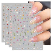 Nagelsticker Blumen 9 Blatt selbstklebend Nageldesign 1 St